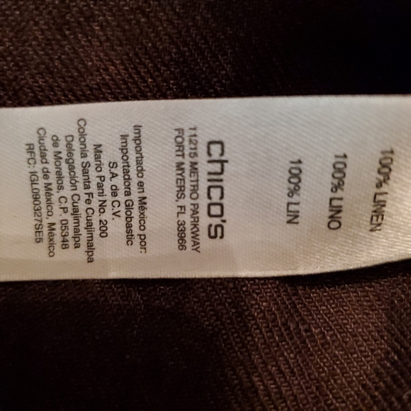 Brown Linen Jacket - Picture 8 of 8